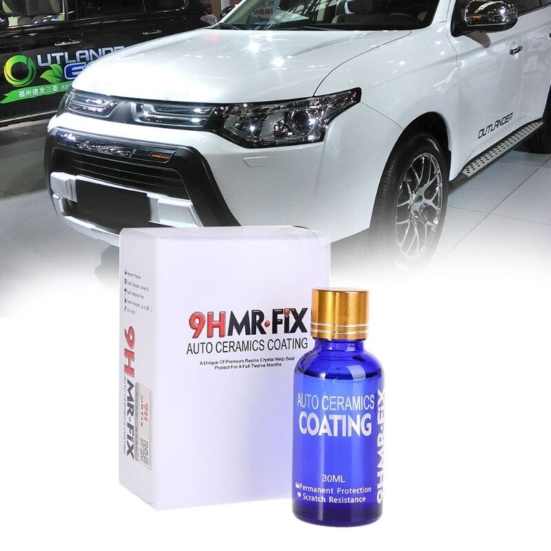 9H Ceramic Coating Car Liquid Glass Coating Polishing Wax Super Hydrophobic Paint Care Durability Anti-Corrosion Plated Crystal -