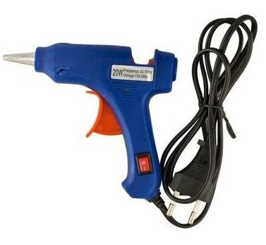 20W Hot Gun Melt Glue With 10 Free 7mm Glue Sticks Mini Industrial Guns Household Heat Temperature Thermo for DIY Crafts Arts -