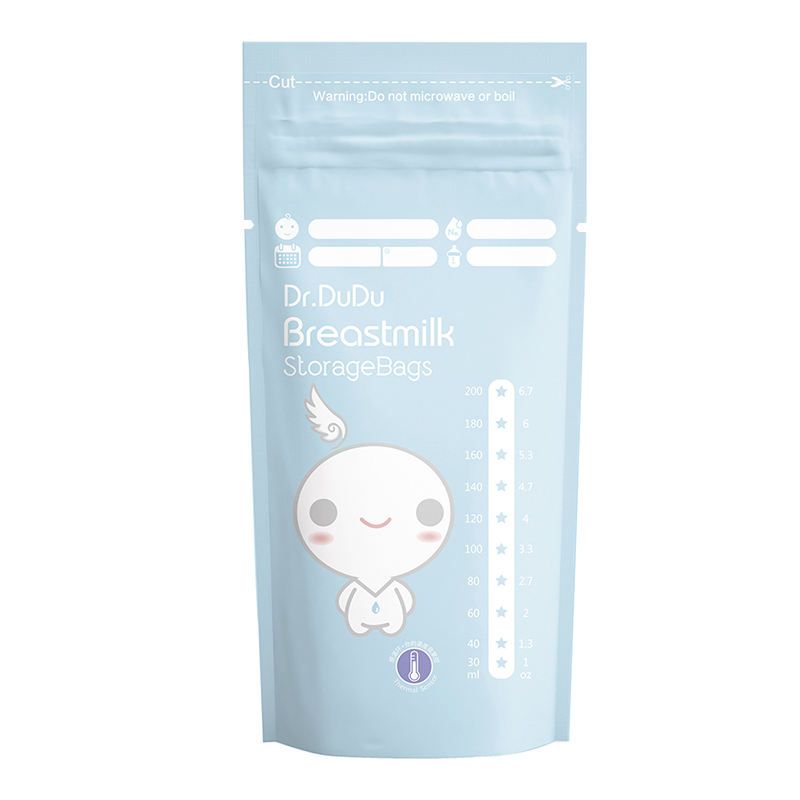 30Pcs/Bag 200ml Milk Storage Bags Milk Baby Food Storage Breast Milk Storage Bag BPA Free Baby Safe Feeding Bags Feeding -