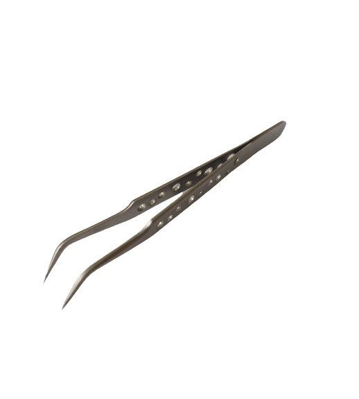 Curved Shaving Hair Removal And Repair Precision Tweezer