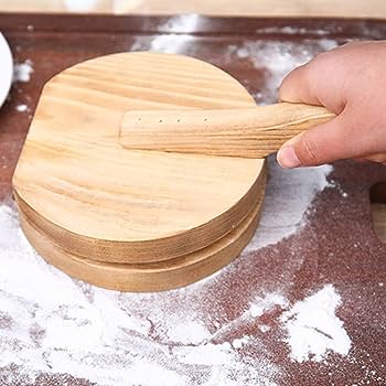 BIG SIZE Wooden Dumpling dough press for  chapati /burger 20cm flat dough