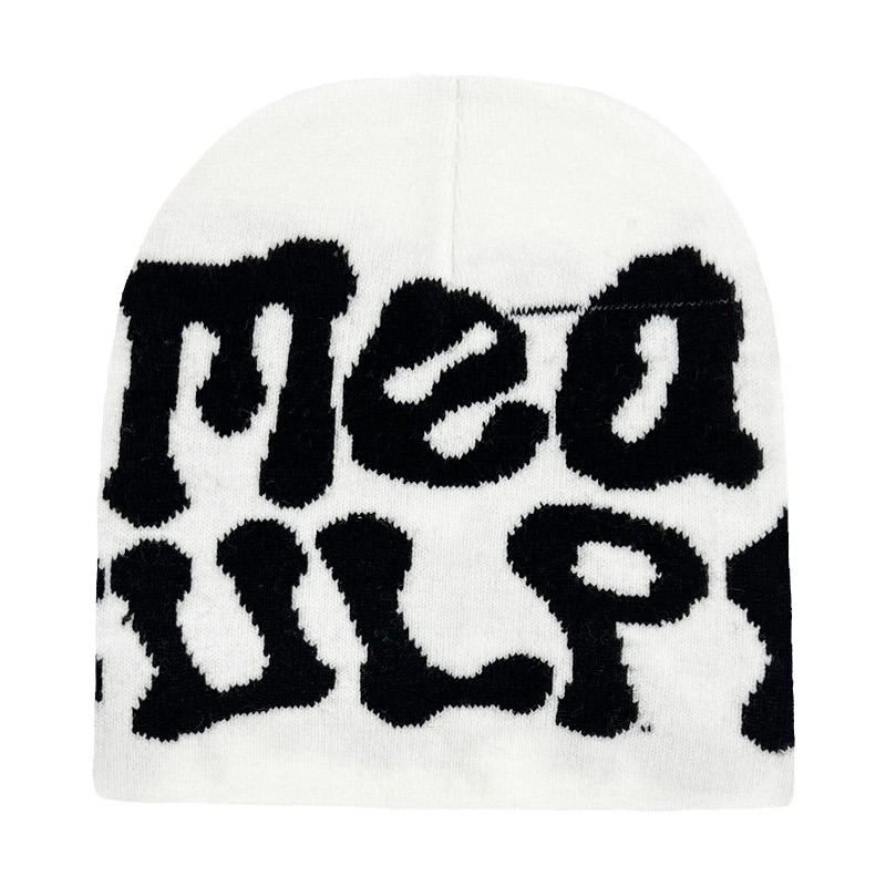 CJ House New Knitting Beanies Hat Men Women Paragraph Quality Cap Mea Culpa Y2k Warm Fashion Hundred Take Cold Cap for Women Hats