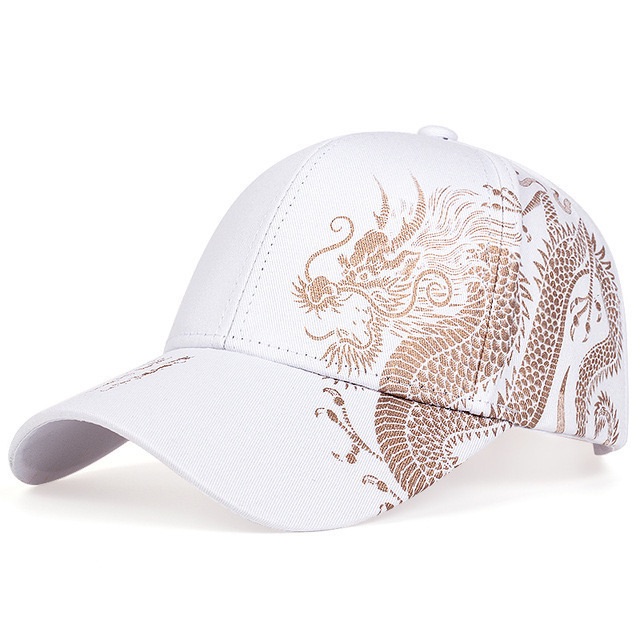 CJ House Men's Hats Spring and Summer Wide-brimmed Letters Camouflage Hip-hop Hats Youth Trendy Handsome Flat-brimmed Baseball Caps