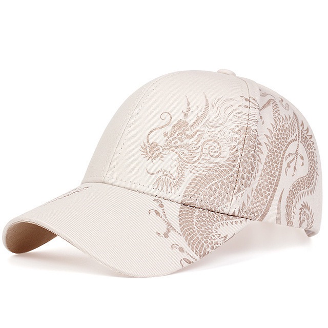 CJ House Men's Hats Spring and Summer Wide-brimmed Letters Camouflage Hip-hop Hats Youth Trendy Handsome Flat-brimmed Baseball Caps