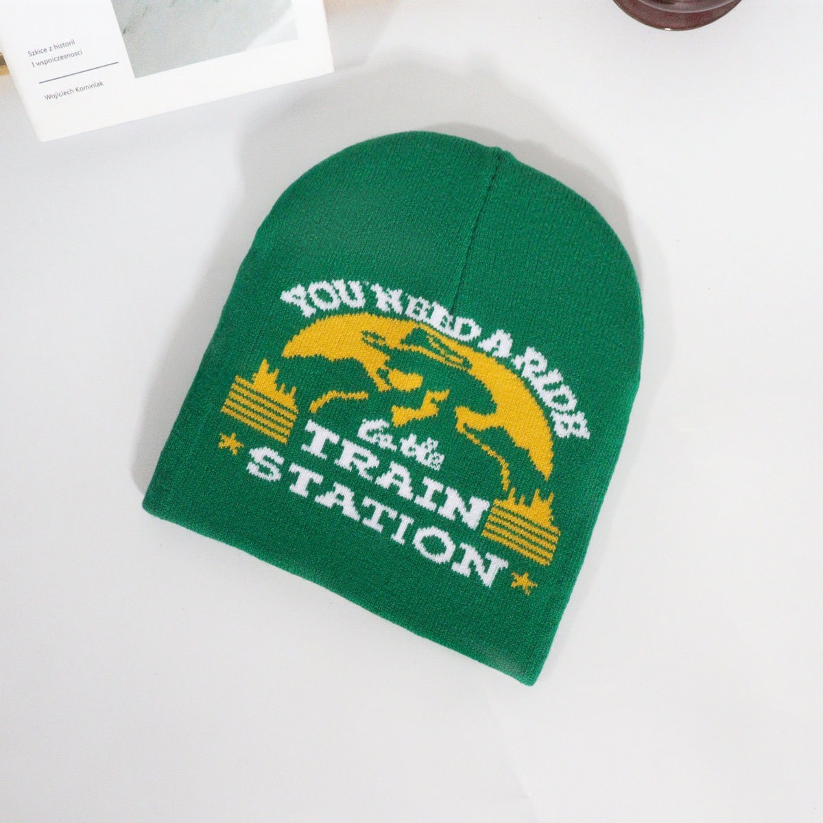 CJ House Fashion Beanies Hat with Rhinestone for Women Men Beanies Hats Hip-hop Soft Stretch Warm Knitted Slouchy Cap