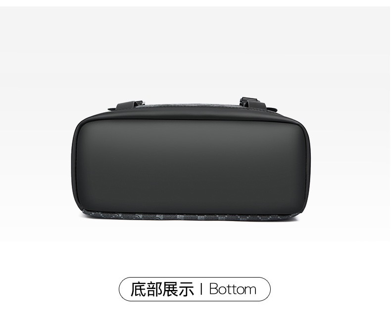 New 15.6-inch men's backpack Leisure printed textured business computer bag Fashion printed travel bag and backpack