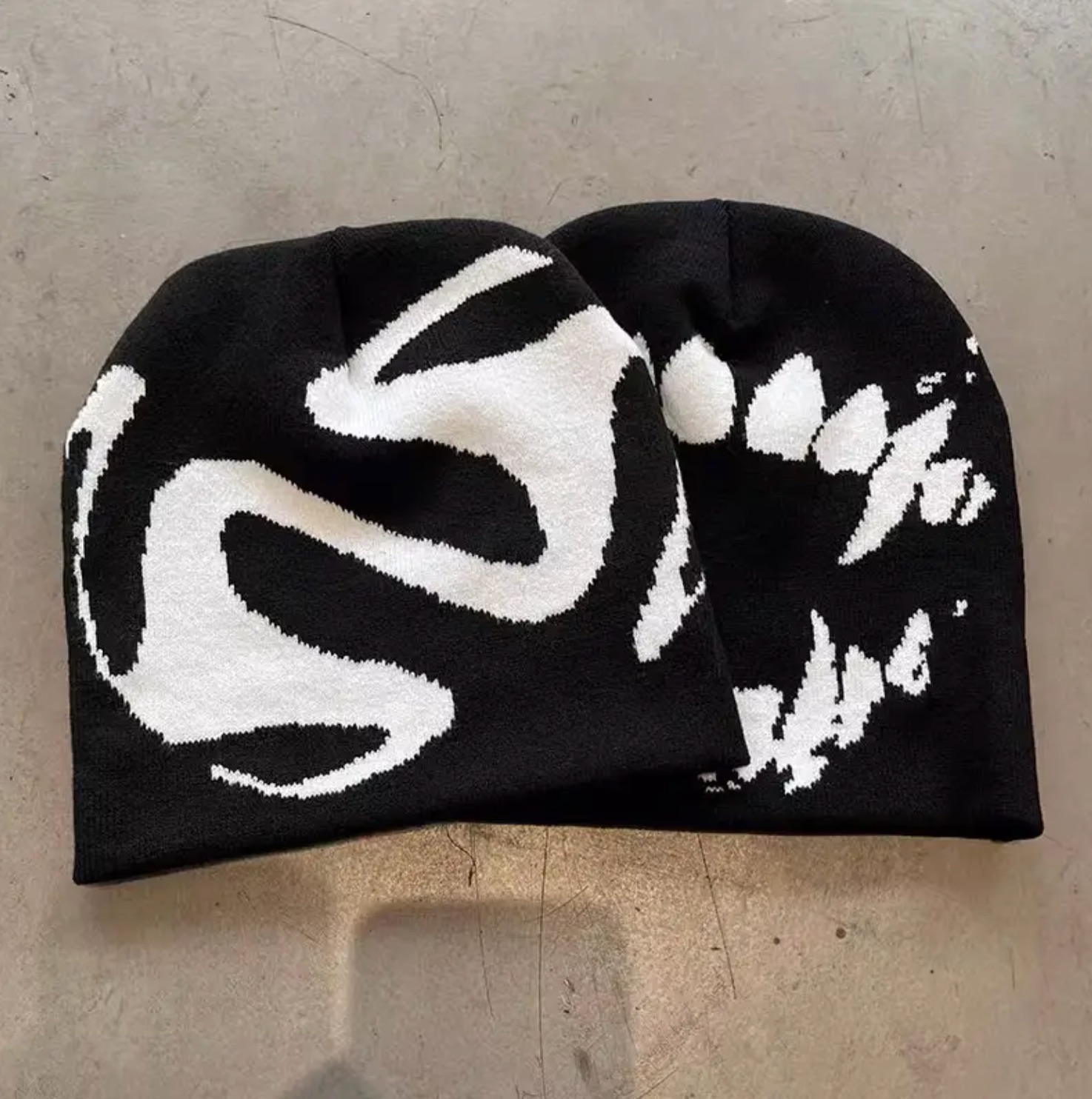 2024 Women Hat Knitting Beanies Goth Tooth Caps Men Y2k Streetwear Winter Fashion Pullover Kpop Harajuku Vintage Warm Hip Hop Unisex
