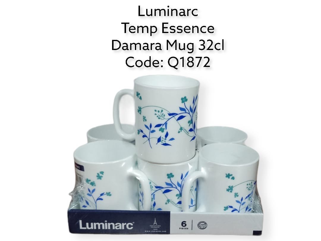 Set of 6pcs high quality kitchen Luminarc tea cups