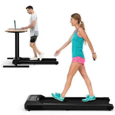 Walking Jogging Treadmill Walking Pad for Home Office Desk Treadmill for Walking Jogging Running with LED Display, Remote Control