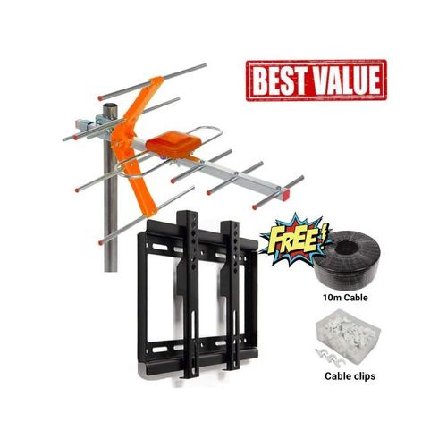 CLEARANCE OFFER Digital Antenna Aerial & 14" - 43" Mount For Digital TV