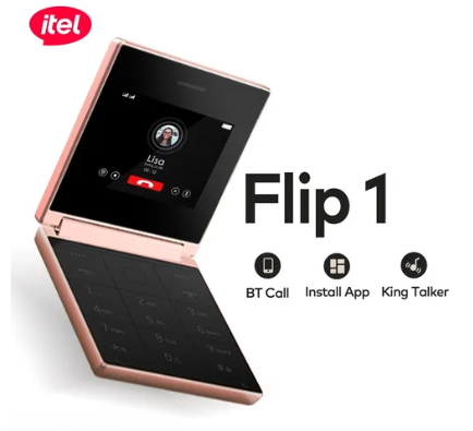 itel Flip 1 Builarge 2.4″-inch screen lt-in Apps, Opera mini fast browser, Voice Message  BT Calls dual sim Itel Cell Phone
