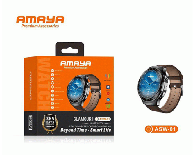 Amaya Asw-01 Smartwatch Bluetooth call Music control Multiple sports modes