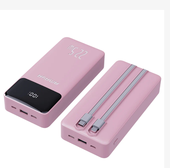 Amaya APW-13 power bank 20000mAh 22.5W super fast charging with 2 lines