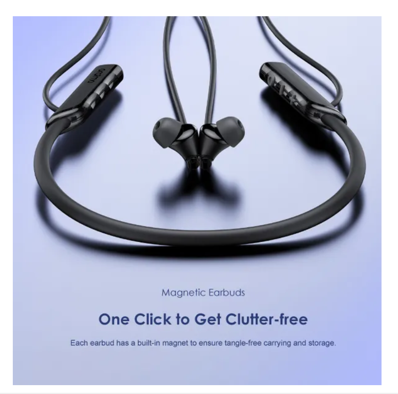 oraimo Necklace Lite Call Vibration Wireless Headphones Bluetooth  Earphones