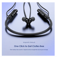 oraimo Necklace Lite Call Vibration Wireless Headphones Bluetooth  Earphones