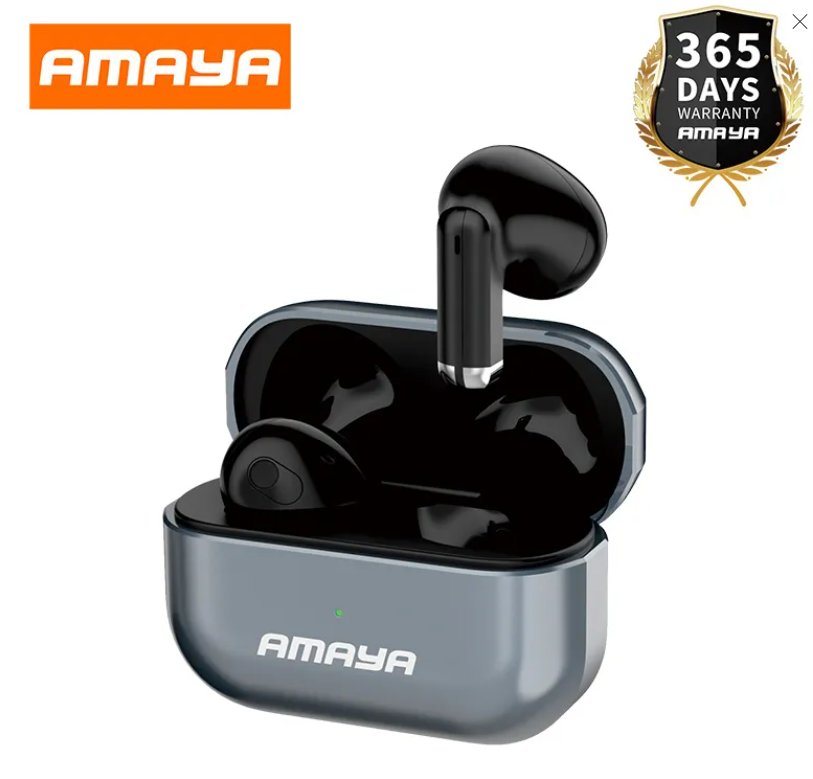 Amaya TK 04 Wireless Sports Earbuds 5.3 Bluetooth – 20 Hours Play Time 1 Year Warranty Bluetooth Earphones
