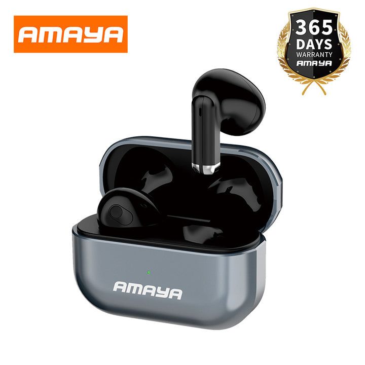 Amaya TK 04 Wireless Sports Earbuds 5.3 Bluetooth – 20 Hours Play Time 1 Year Warranty Bluetooth Earphones