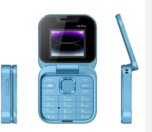 Bontel 3720 Mini Fold Mobile Phone 2G GSM Dual SIM Card Speed Dial Video Player Magic Voice 3.5mm Jack FM Small Flip Cellphone