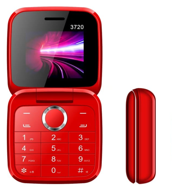 Bontel 3720 Mini Fold Mobile Phone 2G GSM Dual SIM Card Speed Dial Video Player Magic Voice 3.5mm Jack FM Small Flip Cellphone