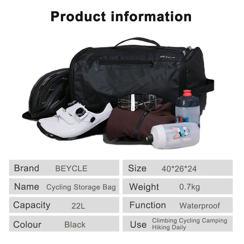 Outdoor Cycling Storage Bag Waterproof Multifunctional  Handbag Cycling Large Sapacity Shoulder Bag Bicycle Accessories Bag
