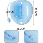 Sitz Bath For Toilet Seat With Flusher -  Assorted