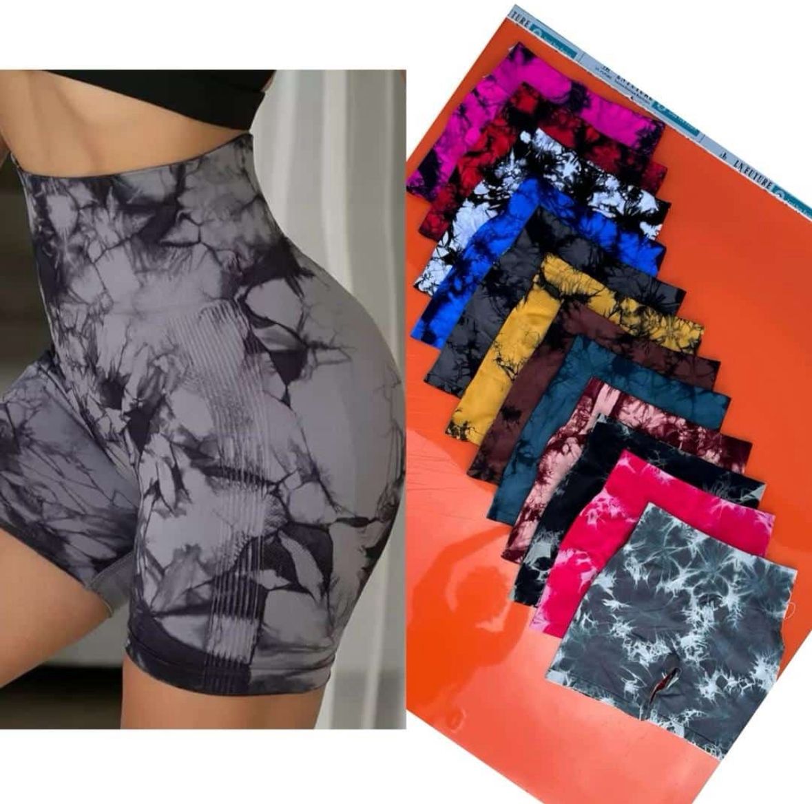 fashion ladies biker shorts for gym