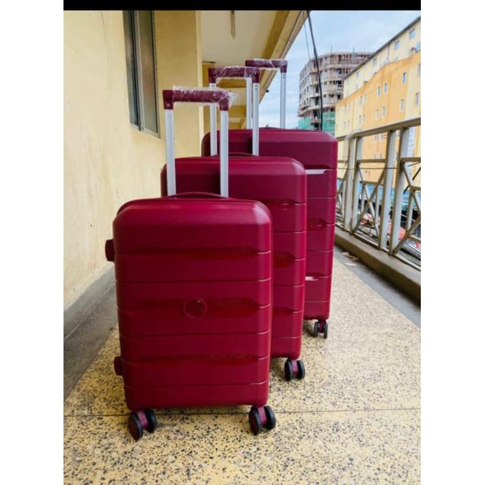 3 IN 1 UNBREAKBLE LAXURIOUS RUBBER SUITCASE BRIEFCASE TRAVEL BAG