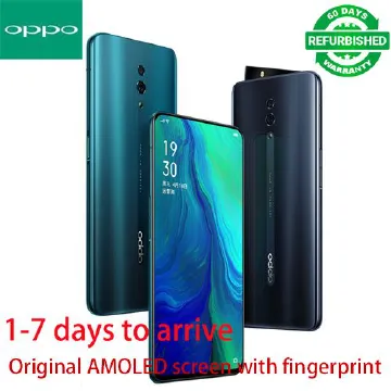 Refurbished oppo Reno 256GB/128GB+6GB face unlock  6.4-inch 48MP+16MP+5MP 2G / 3G / 4G /LTE DUAL SIMsmart phone Random Color,6+128（Fingerprint unlock）