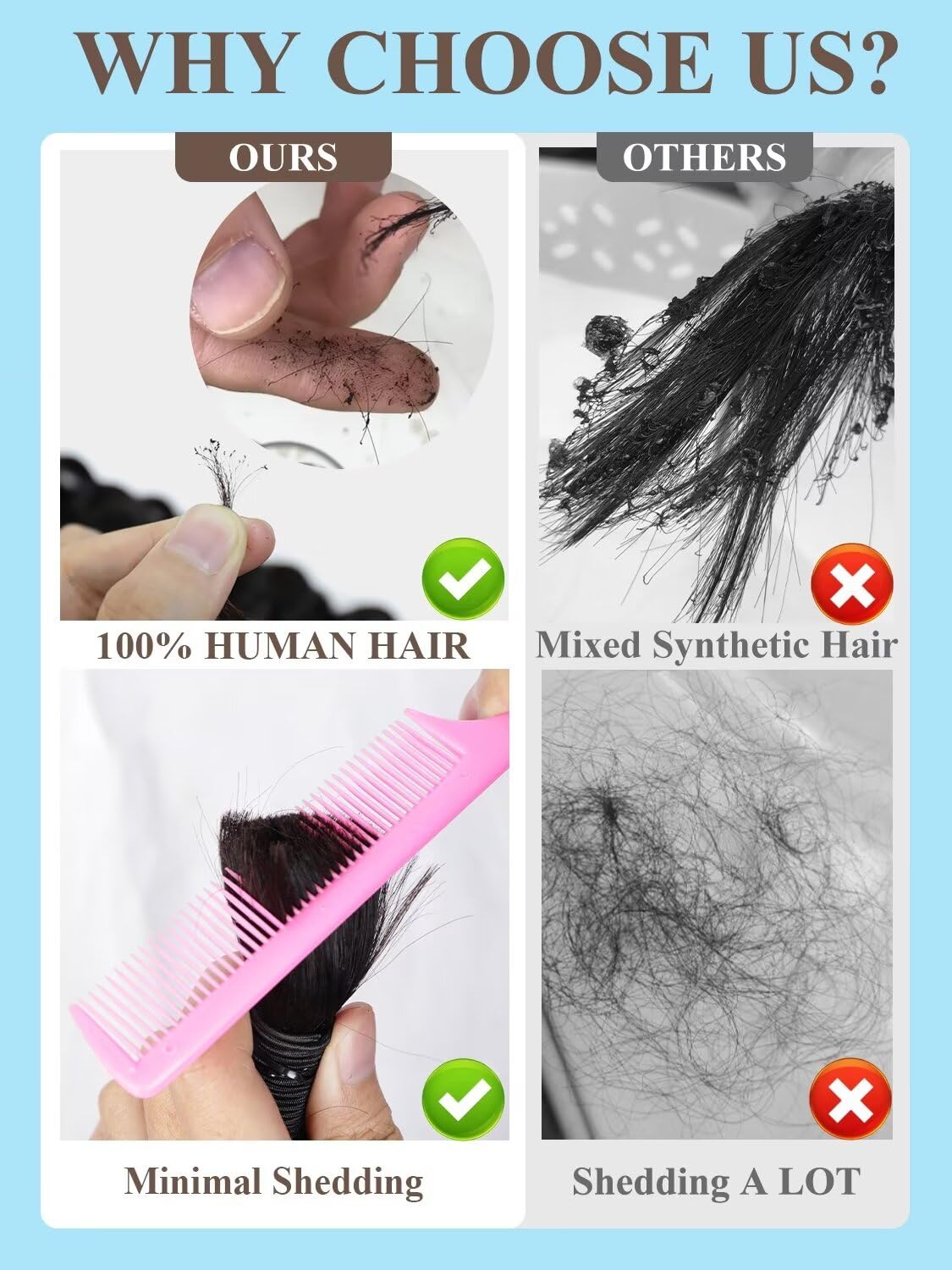Human Braiding Hair 100g 16 Inch Deep Water Wave Bulk Human Hair for Braiding No Weft Bundle 10A Brazilian Virgin Curly Human Hair Extensions for Boho Braids Wet and Wavy Human Hair Braiding Hair