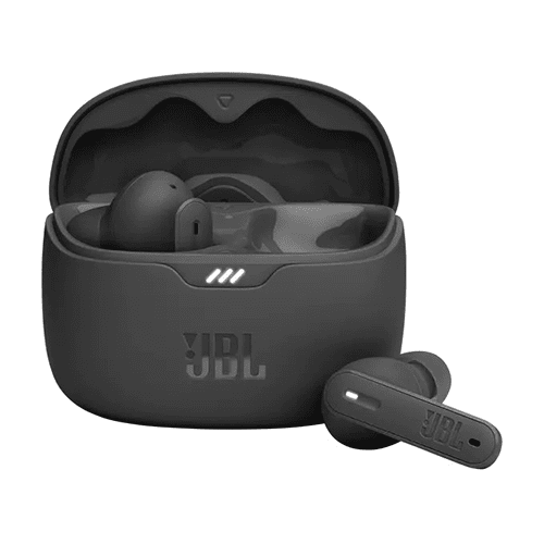 JBL Tune Beam In Ear Wireless TWS Earbuds with Mic, ANC Earbuds, Customized Extra Bass with Headphones App, 48 Hrs Battery, Quick Charge, 4-Mics, IP54, Ambient Aware & Talk-Thru