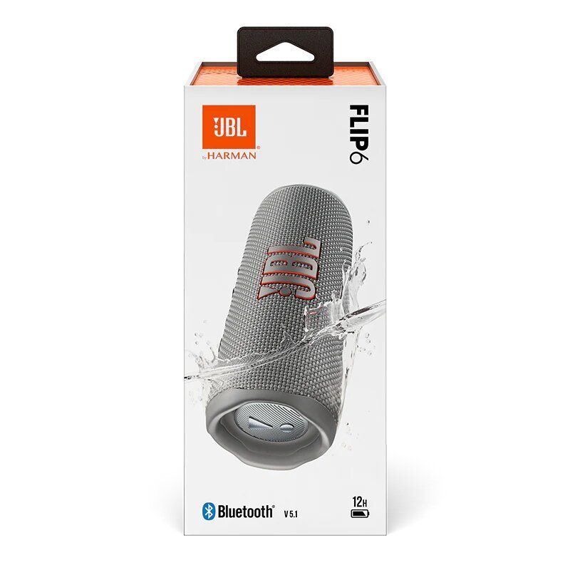 JBL Flip 6 – Wireless Bluetooth Streaming with IP67 Waterproof and Dustproof, 2-way Speaker System & 12 hours of playtime