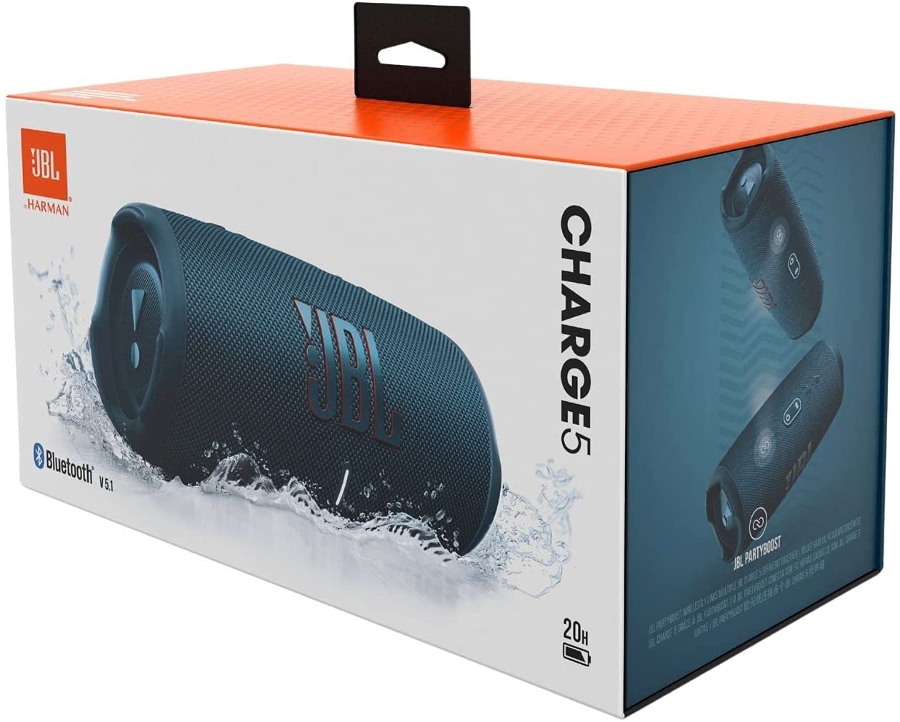 JBL CHARGE 5 - Portable Waterproof (IP67) Bluetooth Speaker with Powerbank USB Charge out, 20 hours playtime