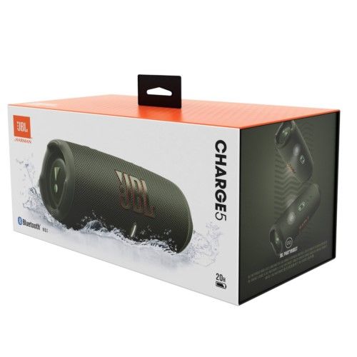JBL CHARGE 5 - Portable Waterproof (IP67) Bluetooth Speaker with Powerbank USB Charge out, 20 hours playtime