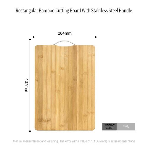 Quality Wooden Bamboo Double Sided Chopping Board  |  the ideal bamboo cutting board to slice and dice all day and create finely cut slices of meat and veggies