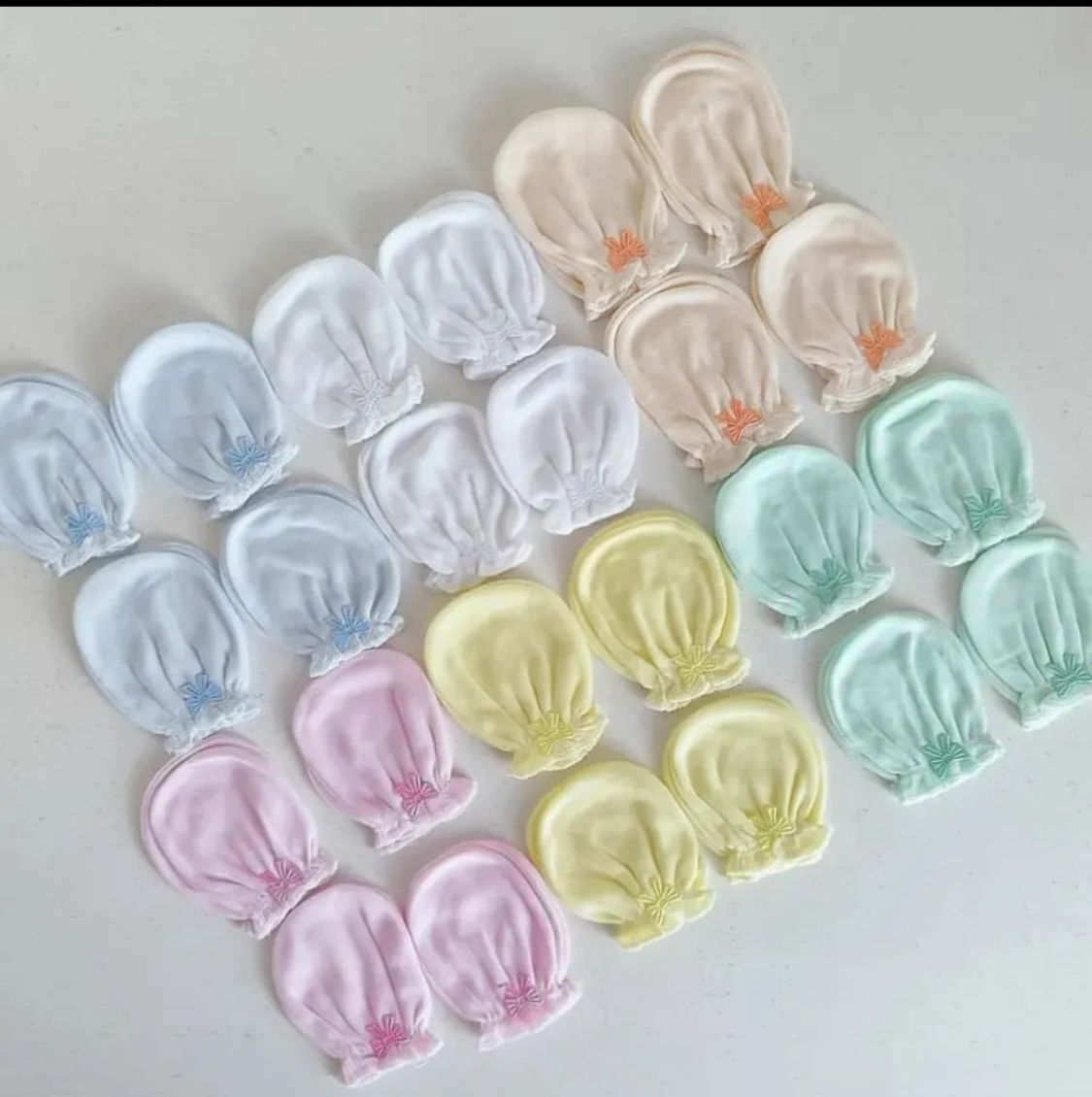 Fashion 6 Pcs Baby Super Soft Warm Newborn Mittens
