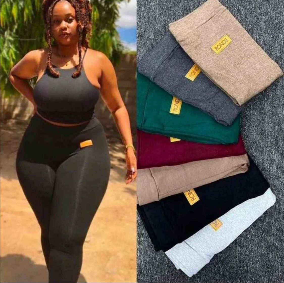 Ronde High waist soft ladies stretchy tight