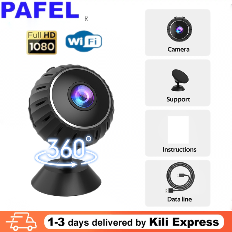 PAFEL X10 Wireless Mini Camera Night Vision HD 1080P Network High Definition Picture Stability Camera Motion Detection Monitor Home Safety Monitor Camera