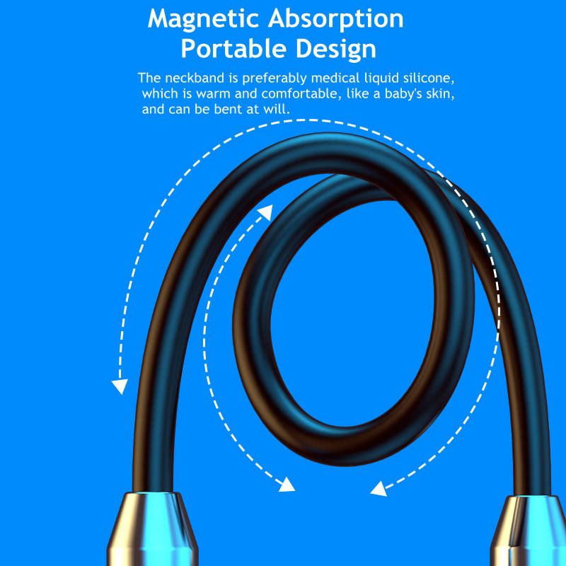 PAFEL B3 Wireless Bluetooth Earphones Neckband Retractable Earbuds Wireless Stereo BT 5.0 Deep Bass HiFi Magnetic Sports with Microphone Bluetooth Earphones