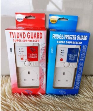 TV/DVD Guard Surge Suppressor Power Protection Against Voltage Fluctuations + free fridge gurd