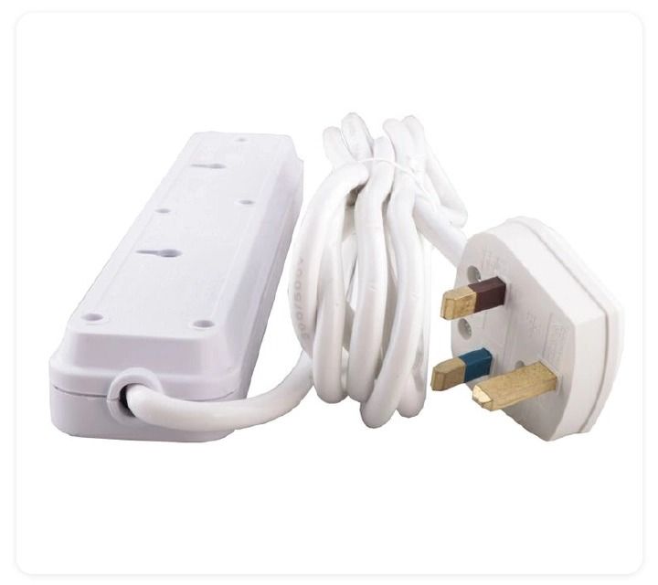 Sundabests Power King Heavy Duty 4-way Power/Socket Extension Cable Charging Outlet extension cable