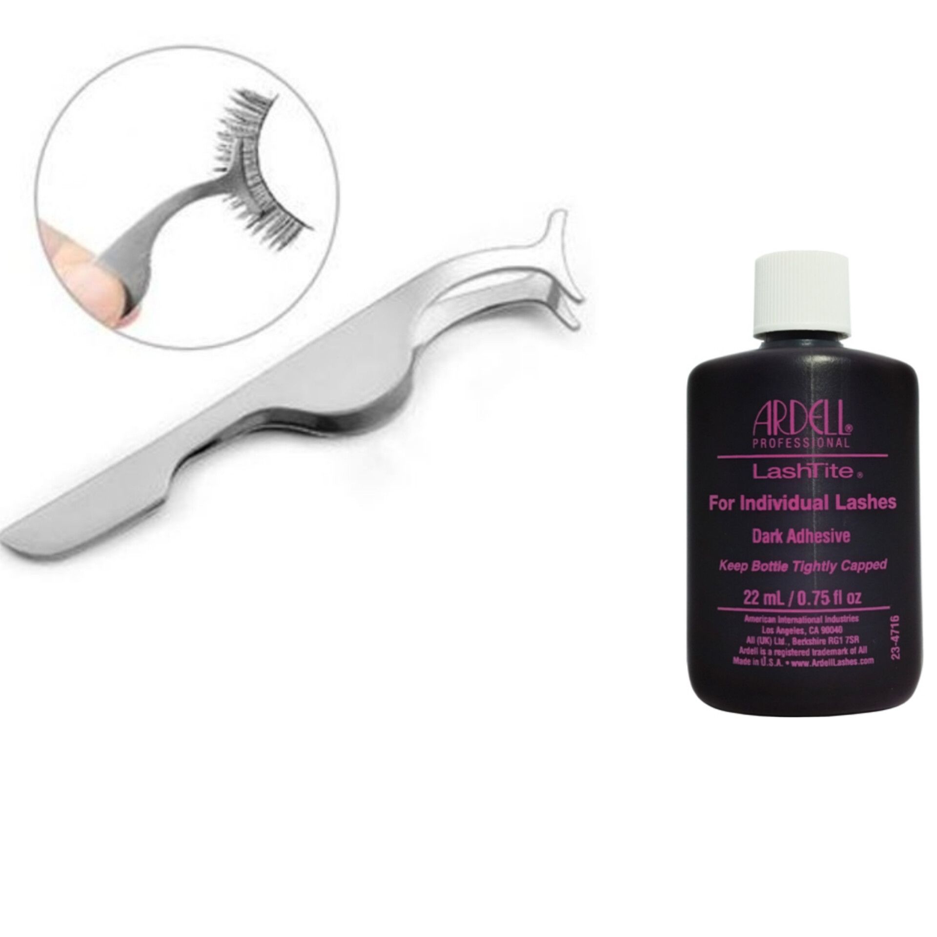 Individual lash glue , applicator + free eyelashes