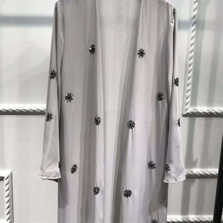 Muslim Women Maxi Dress Plus Size Robe Embroidery Abaya Cardigan Dubai Ramadan Kaftan Long Dress