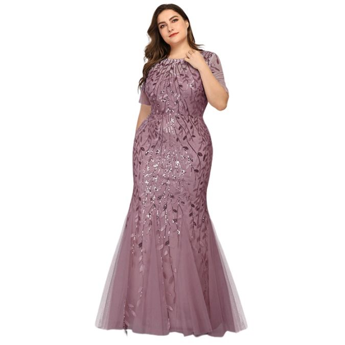 Women Evening Dresses Sexy Long Sleeves Host Full Dress Lady Concert Dress Women Party Dress