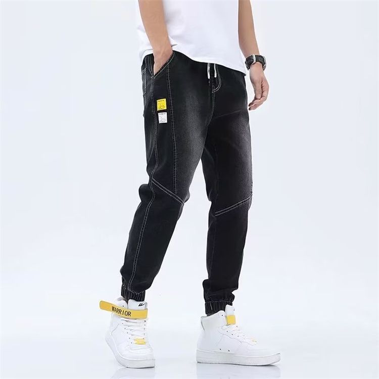 Men's Denim Jeans Pant Men Straight Leg High Waist Denim Jeans Pants