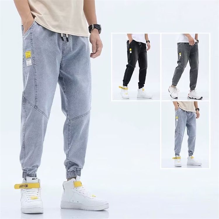 Men's Denim Jeans Pant Men Straight Leg High Waist Denim Jeans Pants