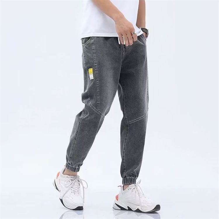 Men's Denim Jeans Pant Men Straight Leg High Waist Denim Jeans Pants