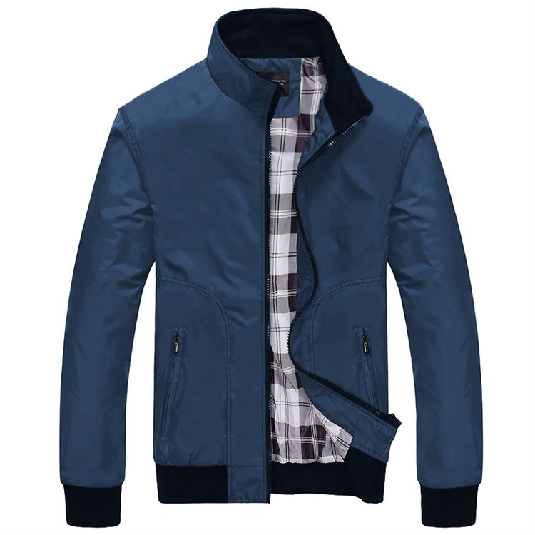 Casual Coats Trench Coats Men Sportswear Stand Collar Slim Jackets Male Bomber Jackets