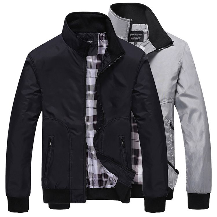 Casual Coats Trench Coats Men Sportswear Stand Collar Slim Jackets Male Bomber Jackets