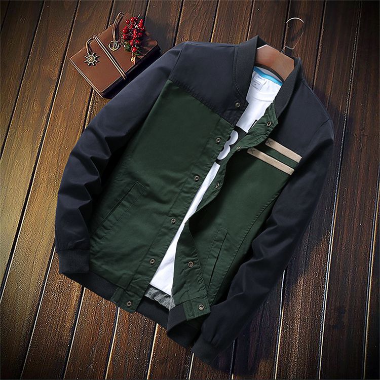 Fashion Men's Jackets Coats Denim Lightweight Slim Casual Bomber Blazers