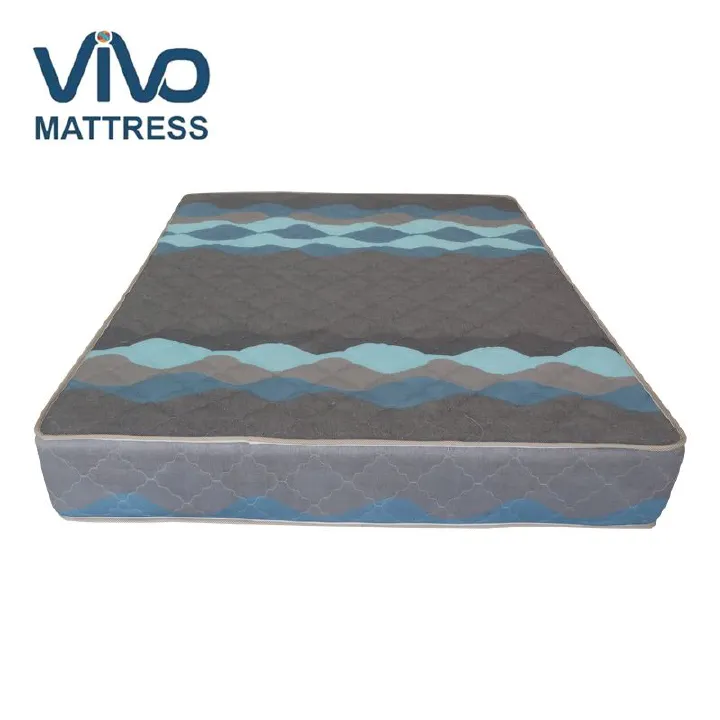 Vivo Super High Density Quilted home living bed room furniture mattress black with flowers
